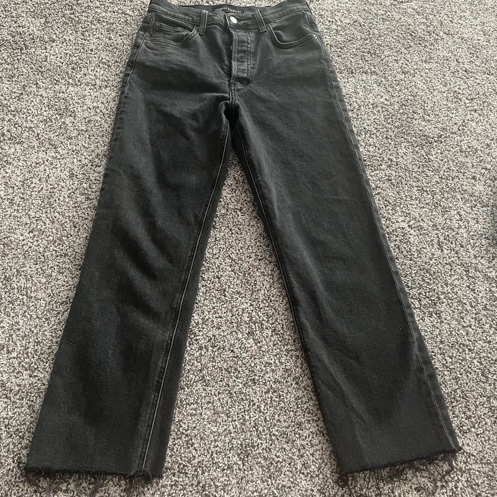 Denim Forum Black High Rise Jeans